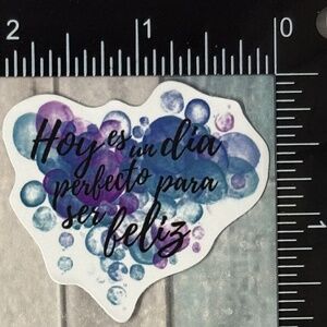 🌀10/$10🌀 Spanish Inspirational Reusable Waterproof Vinyl Sticker Decal